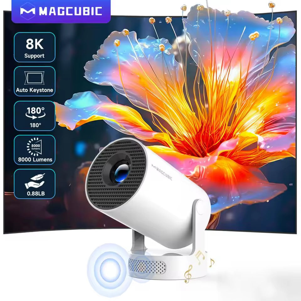 Mini Portable 4K HD Projector