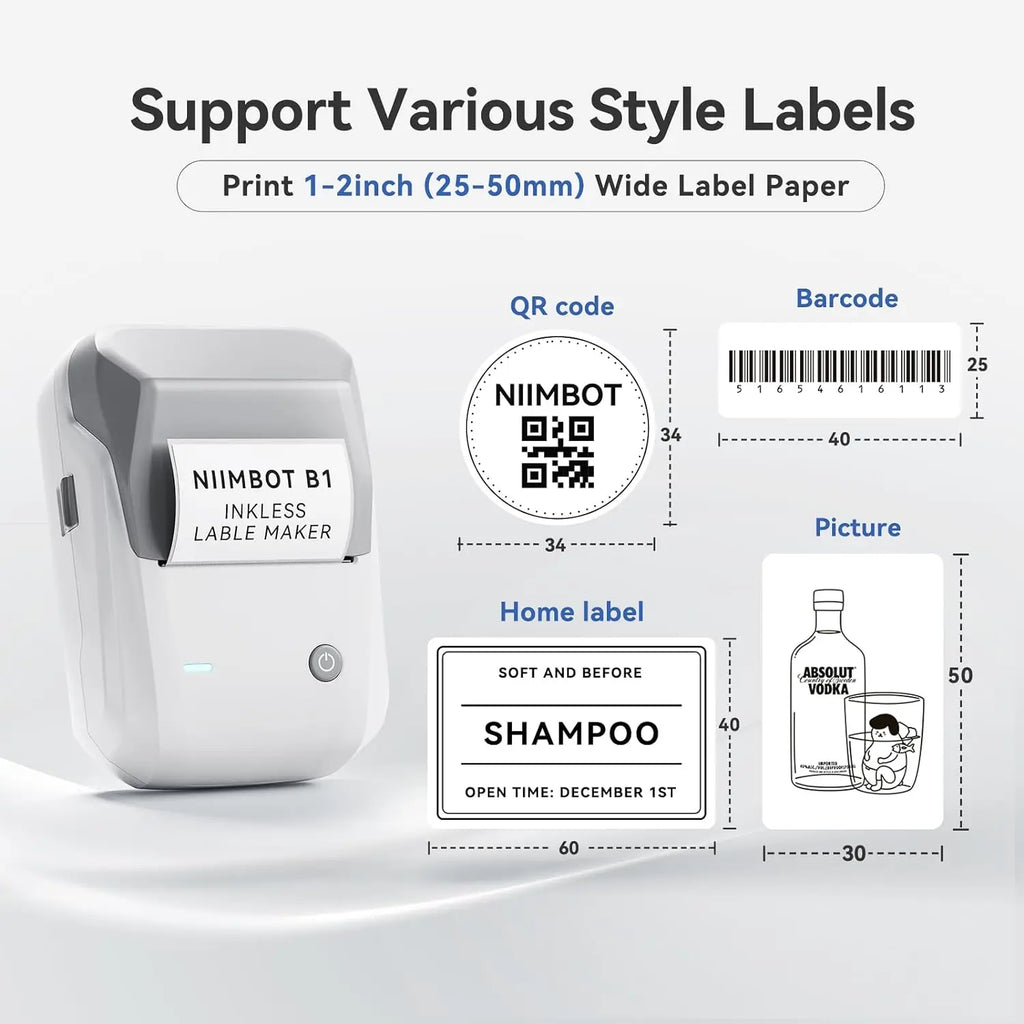 NIIMBOT B1 Thermal Label Printer