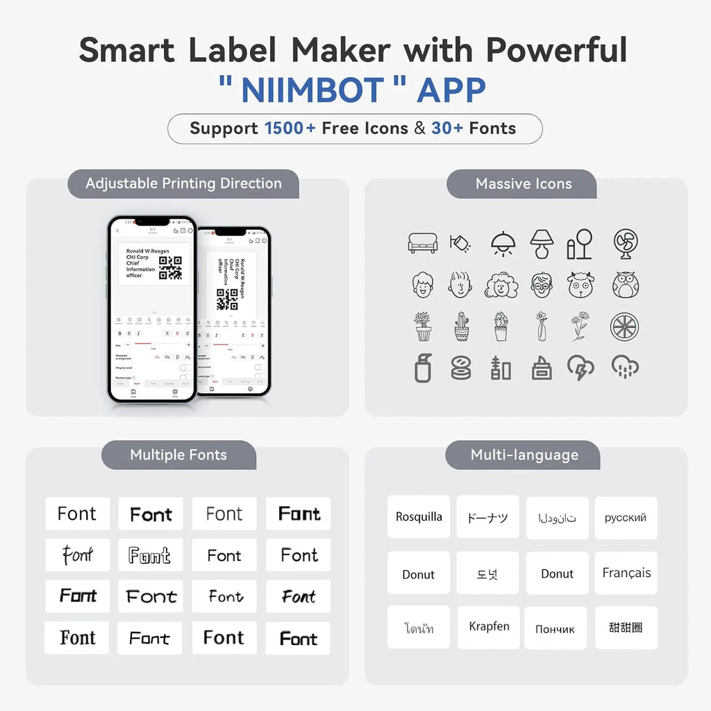 NIIMBOT B1 Thermal Label Printer