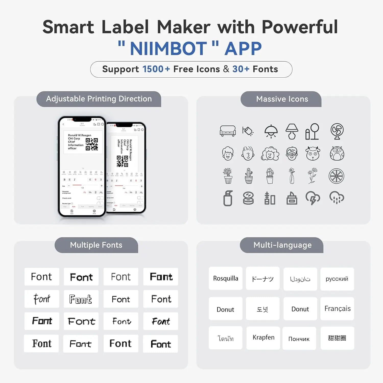 NIIMBOT B1 Thermal Label Printer